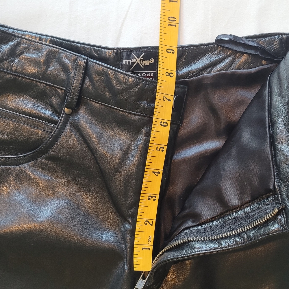 Maxima Wilson’s Leather Pants Size 10 - Picture 12 of 14
